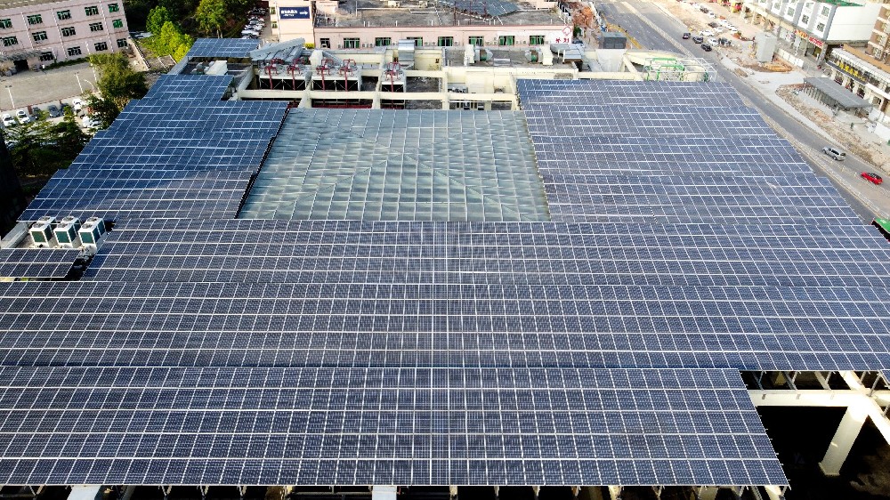 平湖商業(yè)廣場太陽能光伏工程